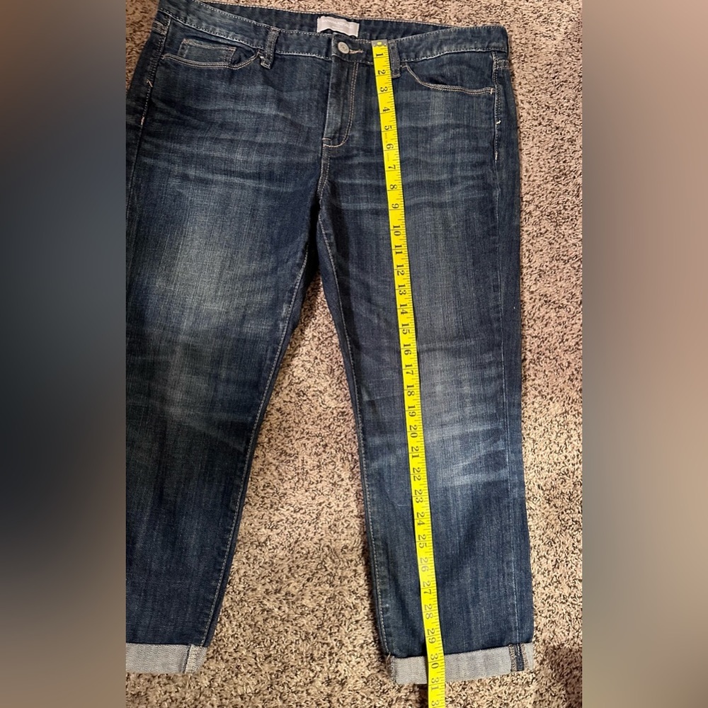 BANANA REPUBLIC  Crop Skinny Fit Jeans Size 31/ 12P - Picture 11 of 11